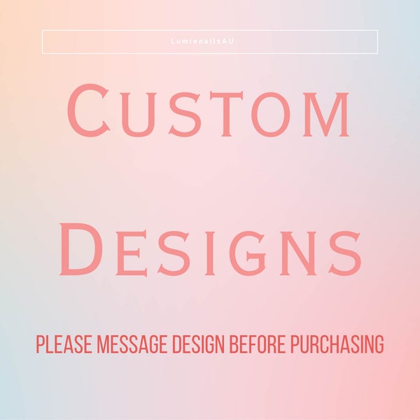 Custom Press on Nails Design