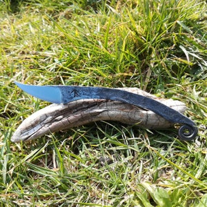 Cutter knife in forged raw steel
