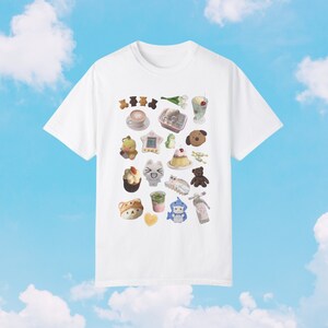Y2K Scrapbook Collage Oversized Tee