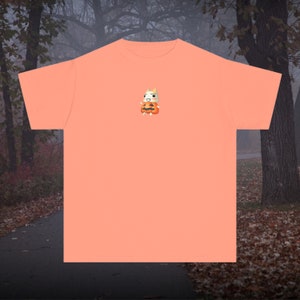 Halloween Pumpkin Toro Baby Tee Y2K Nostalgia Spooky Graphic T-shirt Terracotta