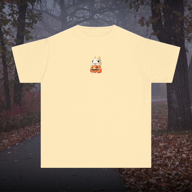 Halloween Pumpkin Toro Baby Tee Y2K Nostalgia Spooky Graphic T-shirt Butter