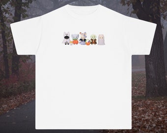 Boo Crew Calico Critter Baby Tee Y2K Halloween Graphic T-Shirt