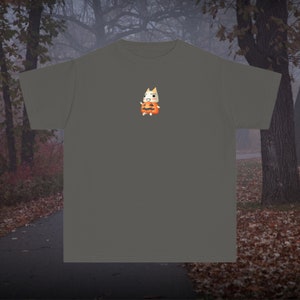 Halloween Pumpkin Toro Baby Tee Y2K Nostalgia Spooky Graphic T-shirt Pepper