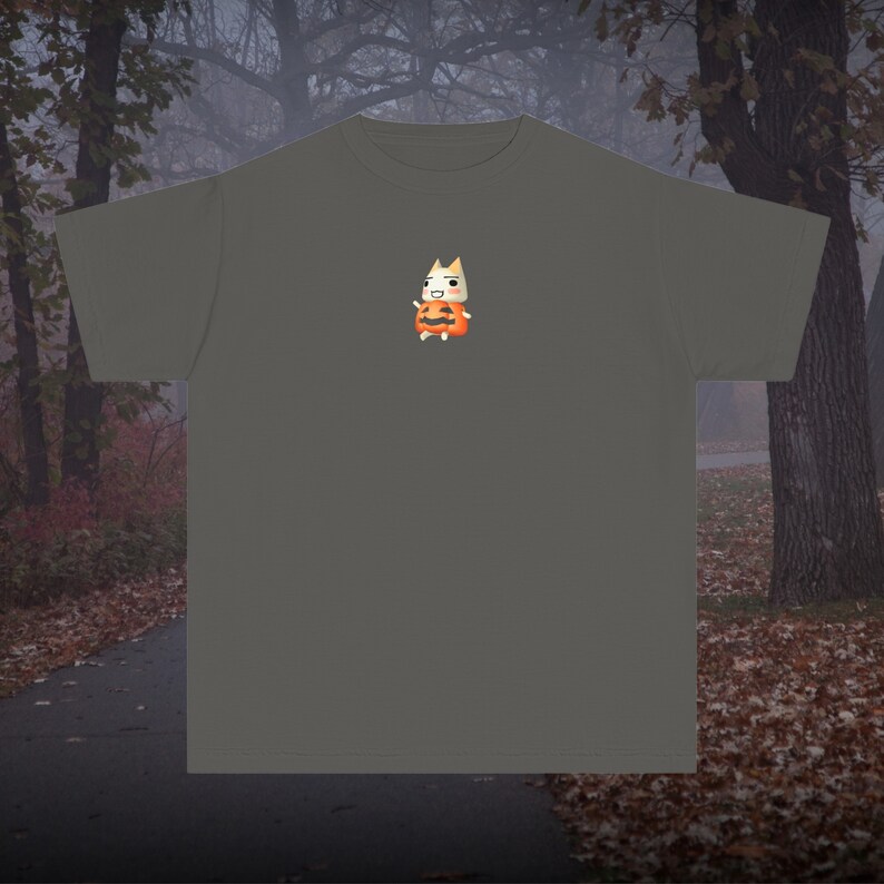 Halloween Pumpkin Toro Baby Tee Y2K Nostalgia Spooky Graphic T-shirt Pepper