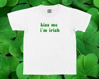 Camiseta para bebé Kiss Me I'm Irish Camiseta para beber del Día de San Patricio
