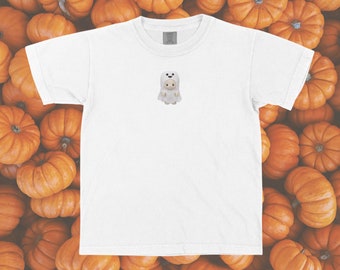 Halloween Calico Critter Baby Tee Y2K Graphic Tee Cute Ghost Calico Aesthetic