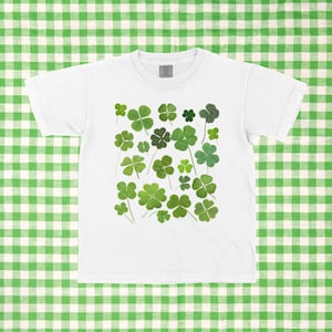 Lucky Shamrock Baby Tee St Patrick&#39;s Day Y2K Tshirt