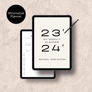 Student Planner, Teacher Planner, Digital Planner Weekly Planner, School Planner