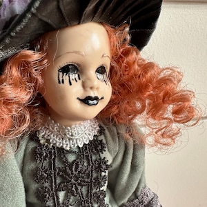 Creepy doll pair 9” tall Halloween Indoor Decor