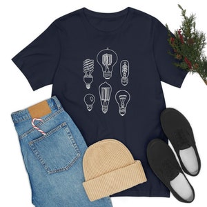 Aesthetic Light bulb Collection tee unisex t-shirt