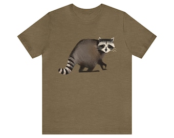 Camiseta Guaxinim, camiseta fofa de bandido do lixo.