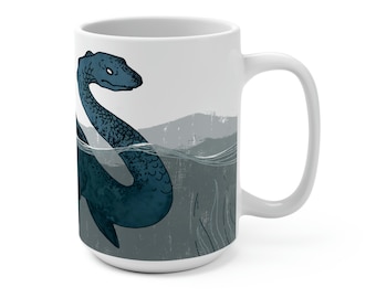 Loch Ness Monster Becher 15 Unzen ästhetische Nessie Becher Cryptid Geschenk
