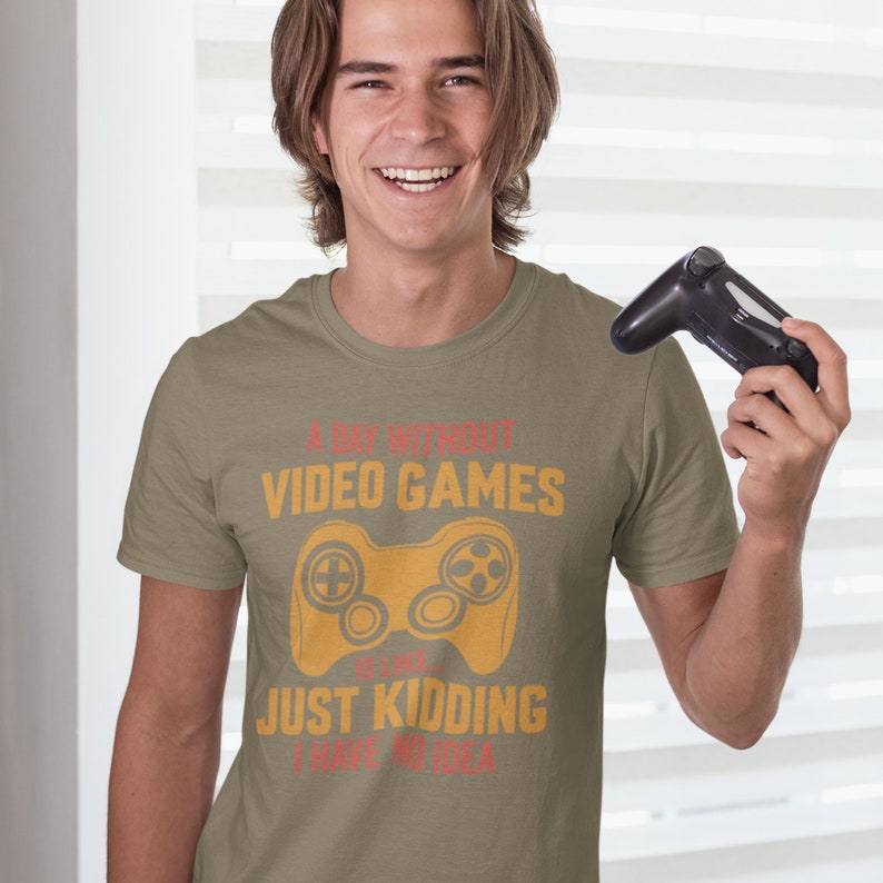 Men's Gamer T-shirt, Gift for the Hardcore Gamer, Sarcastic Mens Shirt ...