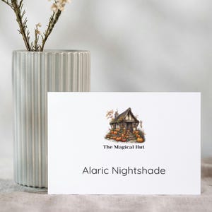 Editable place cards inspired by the magical world with 16 designs included, editable template, perfect for a magical party