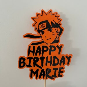 Décoration Gateau Naruto Personnalisée - Cake Topper Naruto