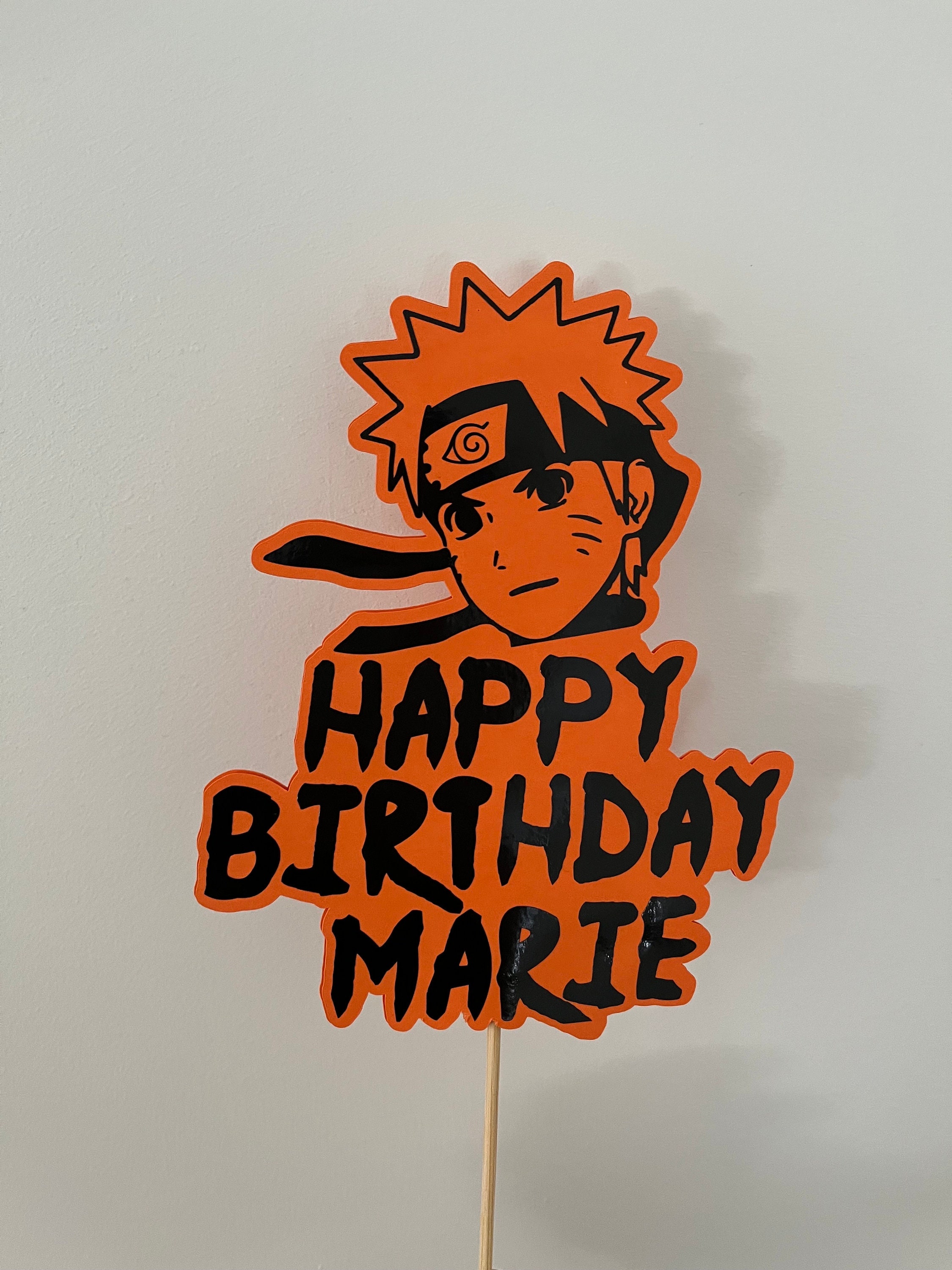 Pin de ALEXANDRA em Naruto cake  Aniversário naruto, Festa naruto