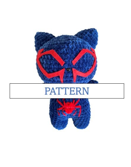 Blue-Kitty Pattern Only US terminanology English