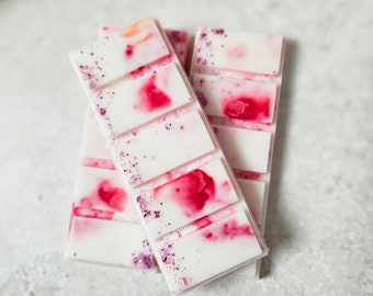 Highly Scented Coconut & Rapeseed Wax Melt Snap Bars Vegan Friendly High Fragrance Long Lasting