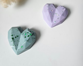 Large Geo Heart Shaped Highly Scented Wax Melts