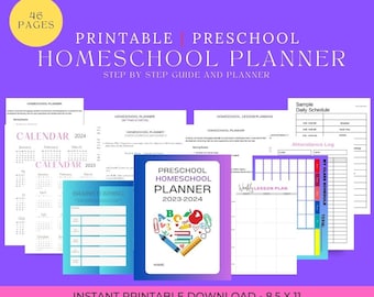 幼稚園向けホームスクールプランナー、ステップバイステップガイド（PDF）