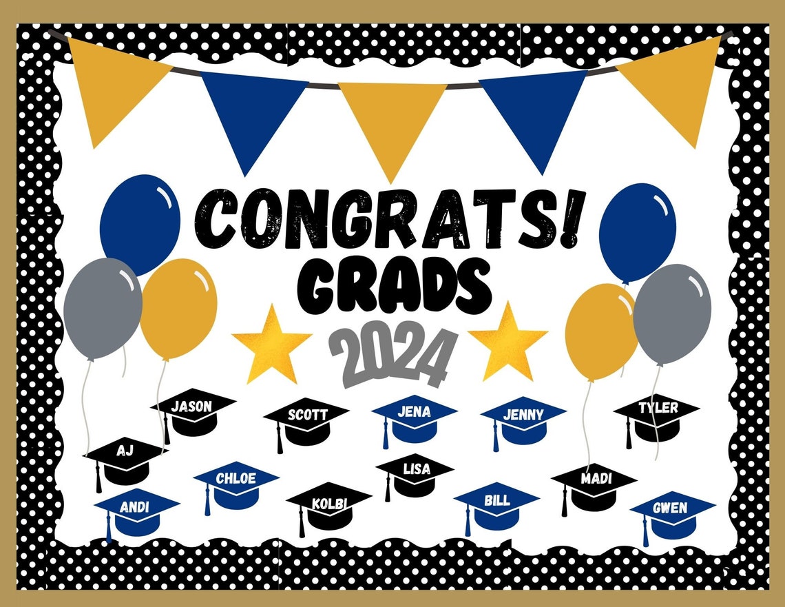 Graduation Bulletin Board Kit, Preschool, Homeschool, Daycare