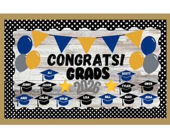 卒業式用掲示板キット、印刷可能な教室装飾（PDF）