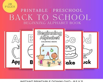 幼児向けアルファベットぬり絵ワークブック（PDF）