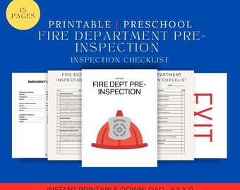 幼稚園火災検査チェックリスト、安全コンプライアンスガイド（PDF）