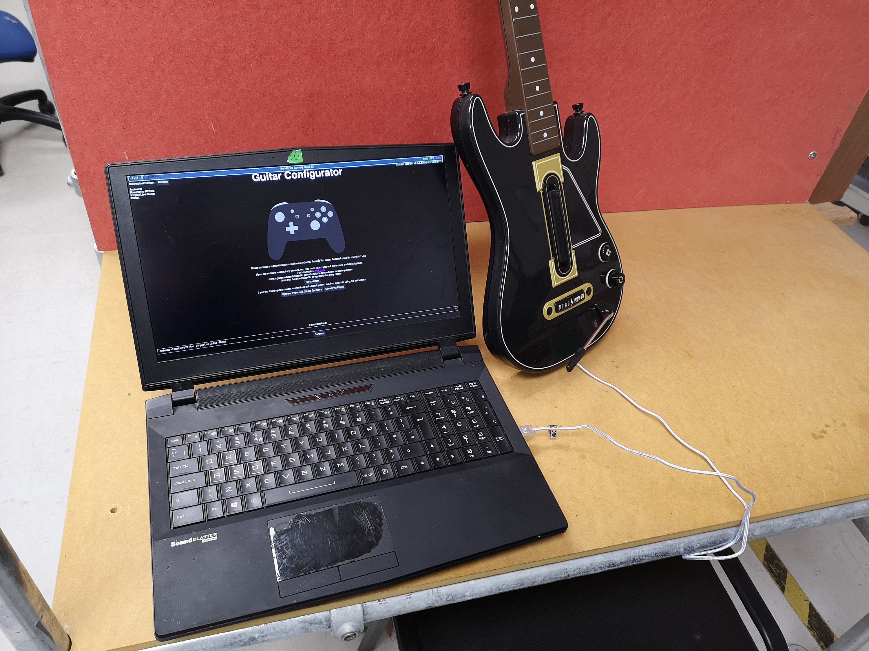 Making some custom guitar hero guitars with Pi Picos : r/raspberry_pi