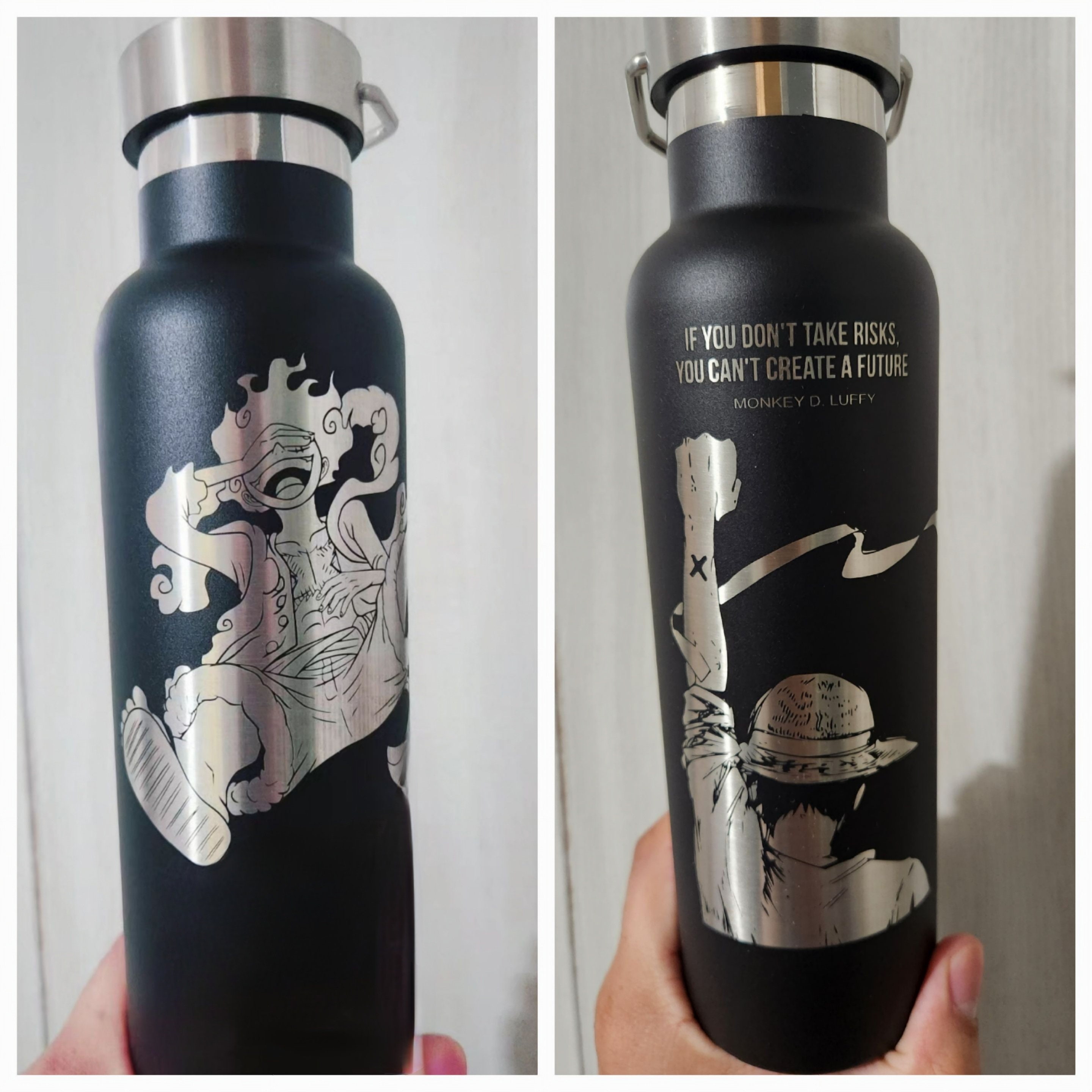 One Piece Art Print Water Bottle