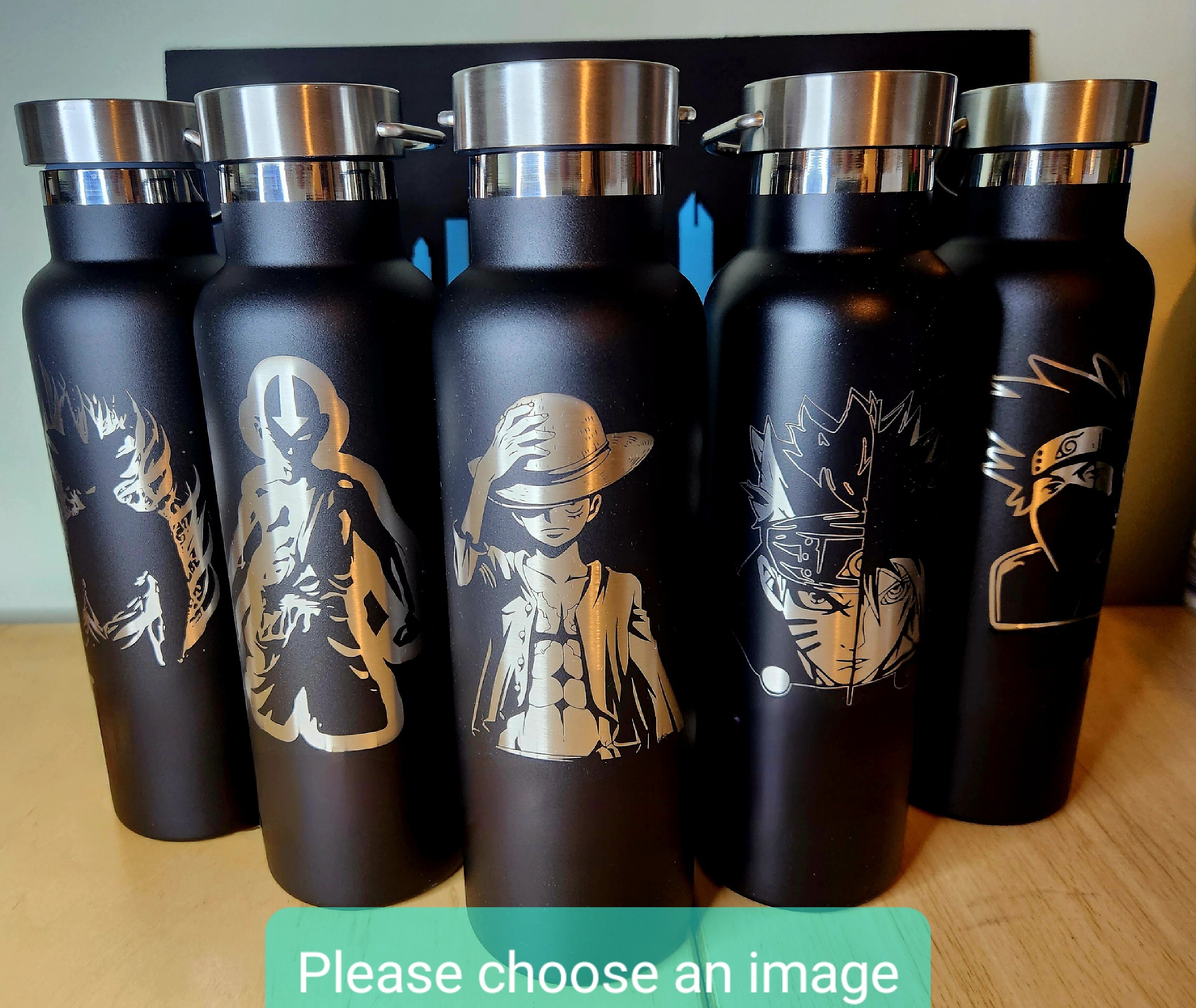 Omori anime boy black' Insulated Stainless Steel Water Bottle