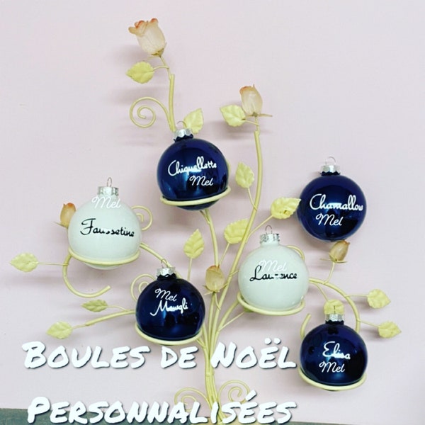 Boule de Noël Personnalisé