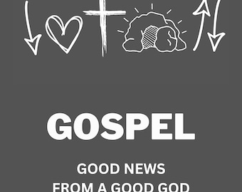 Minimalist Christian Print: Gospel Easter Wall Art (JPG)