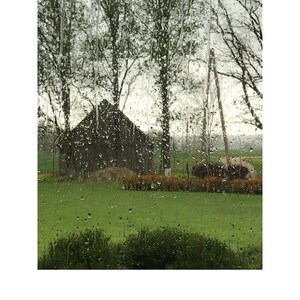 Gouttes de pluie jours pluvieux automne automne numérique jpg citation inspirante disant papier peint cadeau tendance confortable
