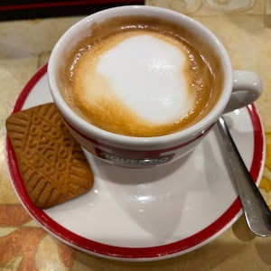 Caffè camino De Santiago Wallart citazione incoraggiante cartolina carta da parati speranza tendenza download digitali stampe Dio fede JPG