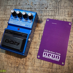 Bottom Plate Replacement For DOD Pedals (ones with Swiveling Battery Cover)