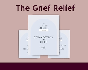 Grief Workbook, Relief Guide, Bereavement Journal, Healing Activity Book, Emotional Support, Coping Strategies,Loss Therapy,Comfort Resource