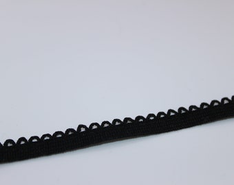 10 mm ピコットゴム、下着ゴム、ブラジャートリム、ランジェリーサプライ
