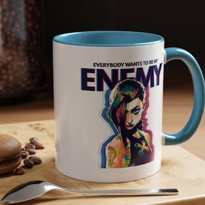 Arcane Jinx Mug: League of Legends Ceramic Coffee Cup