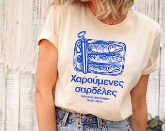 Greece Sweatshirt: Santorini & Mykonos Travel, Unisex Holiday Tee