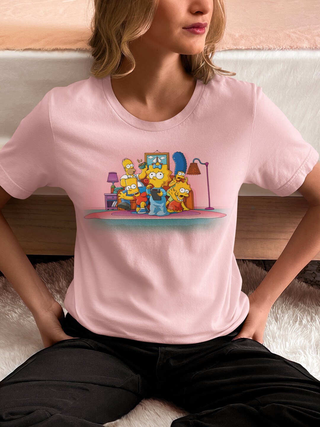 Camiseta de dibujos animados de la familia Simpson España