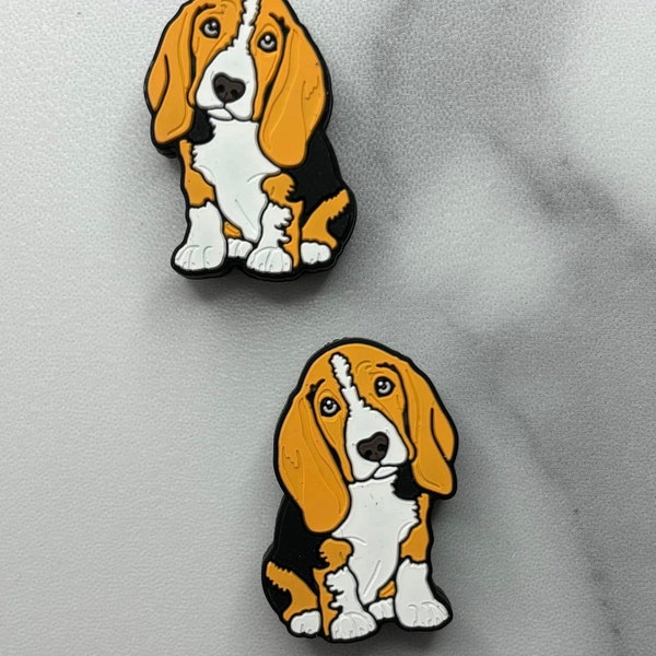 Hound Silicone Focal Bead for Pens and Other Craft Items