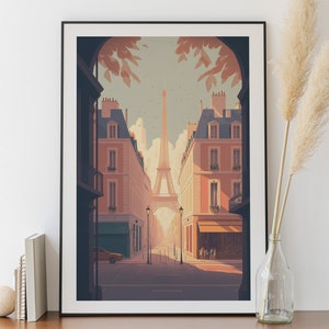 Poster Paris Digital Painting
