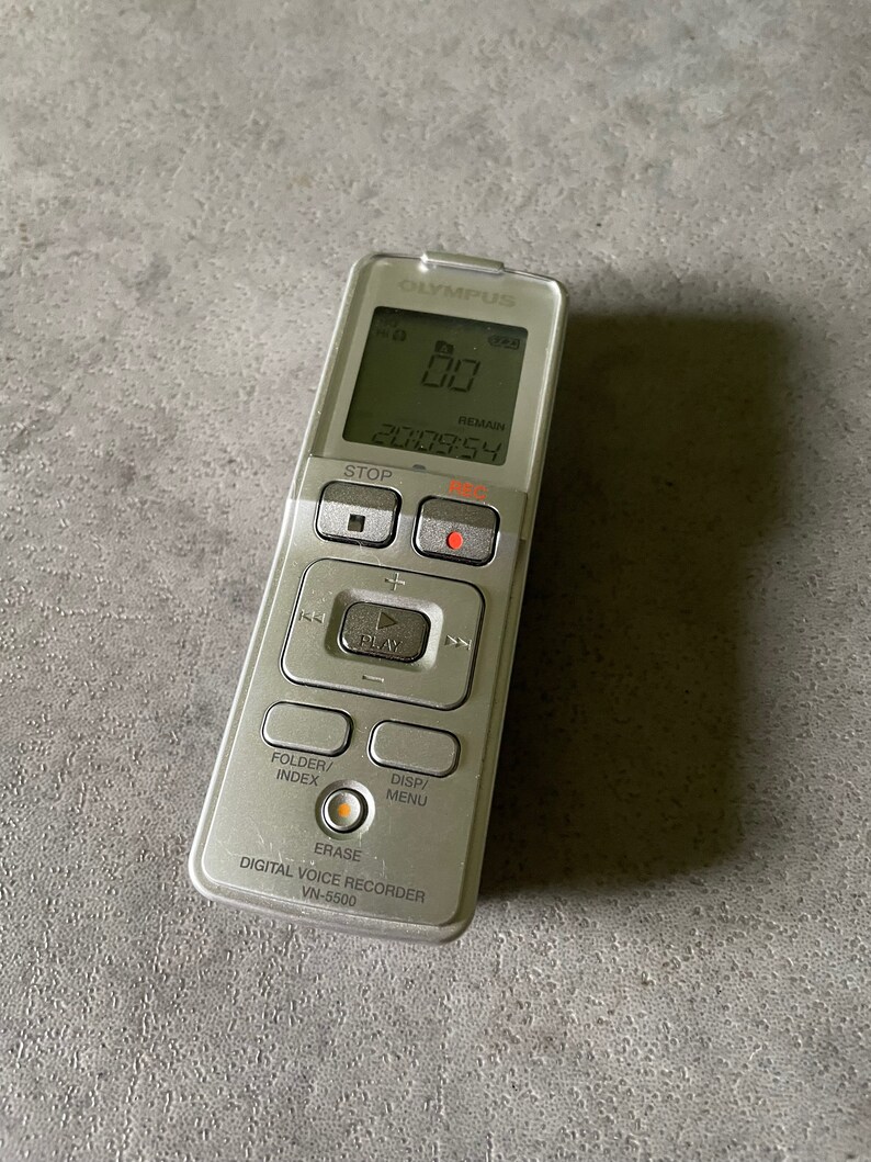 Olympus Digital Voice Recorder VN5500 Etsy