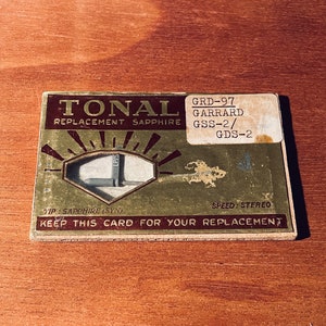 Tonal Replacement Sapphire GRD-97 / Garrard GSS-2 / GDS-2