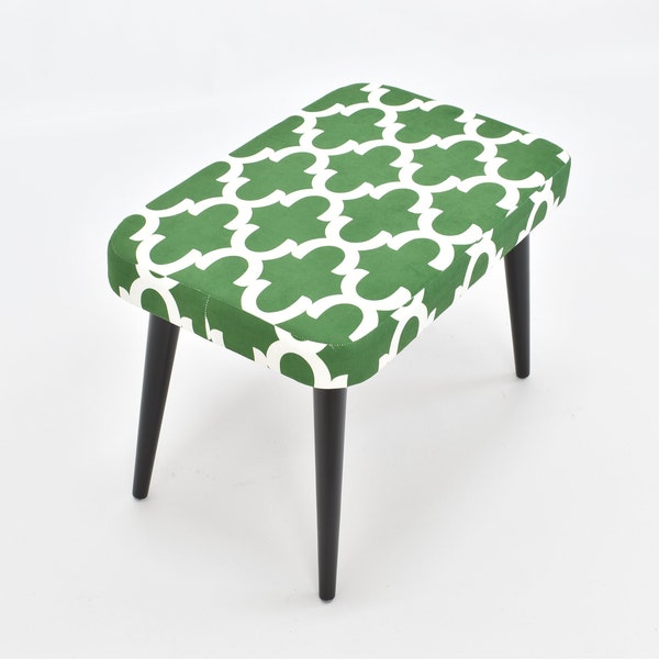 Modern Stool - Upholstered Stool - Take A Seat - Rectangle Stool- Footstool - Coffee End Table - Chairs and Ottomans - Bench - Handmade