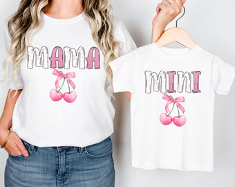 Coquette Design,Mama mini png,Cherry png,Mama png,Soft Girl Era png,Pink Bow,Aesthetic,Social Club png,coquette shirt designPng
