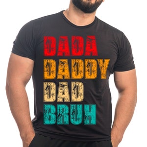 Dada Daddy Dad Bruh Svg, Vintage Dad Bruh Svg, Fathers Day Gift, Father&#39;s Day Png, Retro Dad Svg, Step Dad Svg, Best Dad Svg, Funny Dad Gift