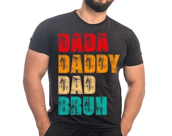 Dada Daddy Dad Bruh svg, Vintage Dad Bruh svg, Vatertagsgeschenk, Vatertag Png, Retro Dad svg, Schritt Dad svg, Best Dad svg, lustiges Dad Geschenk