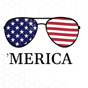 Merica Png American Flag Png Sunglasses Png Fourth of July Png US Flag America Png 4th of July Png Patriotic Sublimation Designs